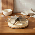 COOKMATE Cake Portioner Stainless Steel Round Cutter for Cakes Pies Pizza
