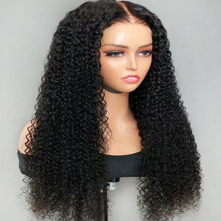 Virgin Hair Double Drown Extension 100% Bestselling Kinky Curly Transparent Lace Front Wig Vietnamese Wig