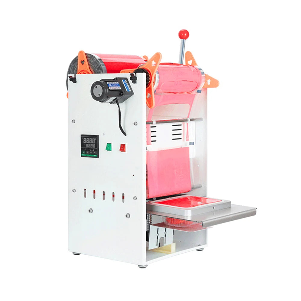 Food Package Manual Tray Sealing Food Container Machine Food Tray Packing Machine for Restaurant