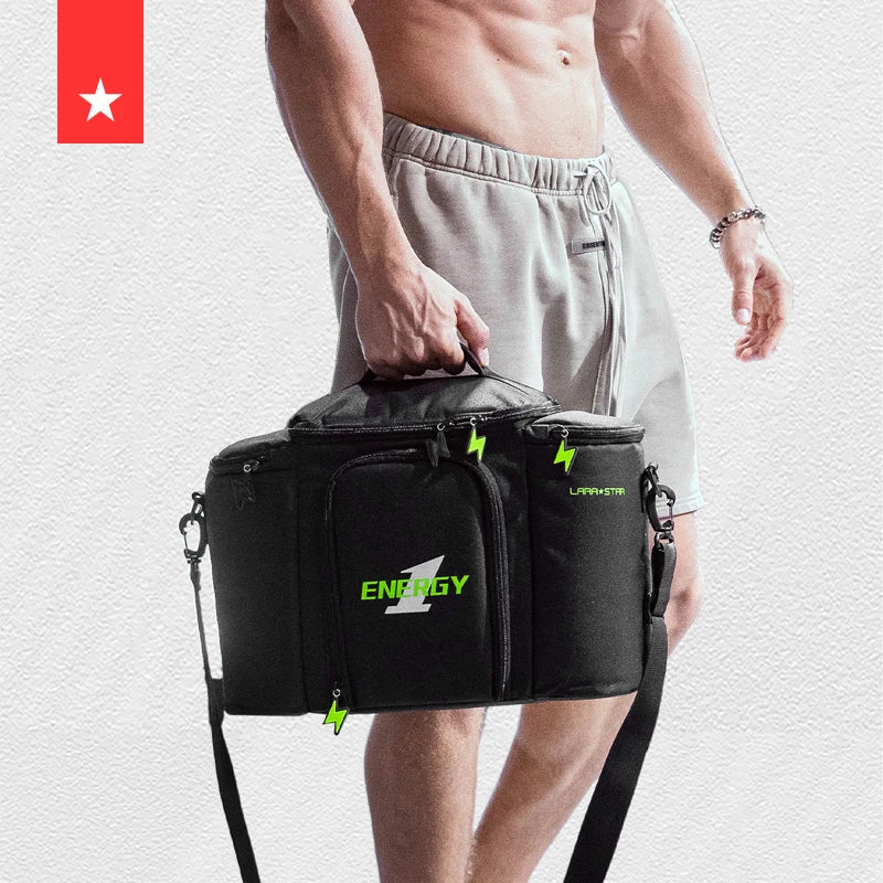 LS1034 Custom Logo Sports Gym Workout Bag with Three Sizes Nylon and PP Meal Bag