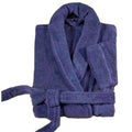 Bath Robe Cotton with Embroidered logo slippers and Bag  Custom Plush Cotton  Robe Set