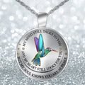 FanYue Ins Top Selling Hummingbird butterfly Dragonfly My Mind Still Talks to You Alloy Cheap Mens Necklaces Women