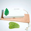 HZ Hot Selling Facial Gua Sha Scraping Massage Xiuyan Jade Guasha Board