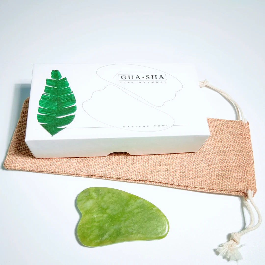 HZ Hot Selling Facial Gua Sha Scraping Massage Xiuyan Jade Guasha Board