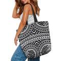 Large Size Reusable Storage Bag for Shopping Foldable Hawaiian Polynesian Shopper Utility Tote Bag With Custom Logo Canvas Bag
