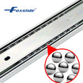Foxslide Craftsman Tool Box Kitchen Basket Drawer Cabinet Under Mount Steel Heavy Duty Telescopic Ball Bearing Drawer Slide