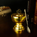 Ready Stock Church Manufacture Church Chalice Holy Grail Gold-plated Liturgical Supplies Holy Communion Cup Mass Supplies