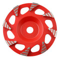 SUMO 6 Inch Irregular Triangle Segments Best Seller Diamond Concrete Grinding Cup Wheel for Hilti DG/DGH 150