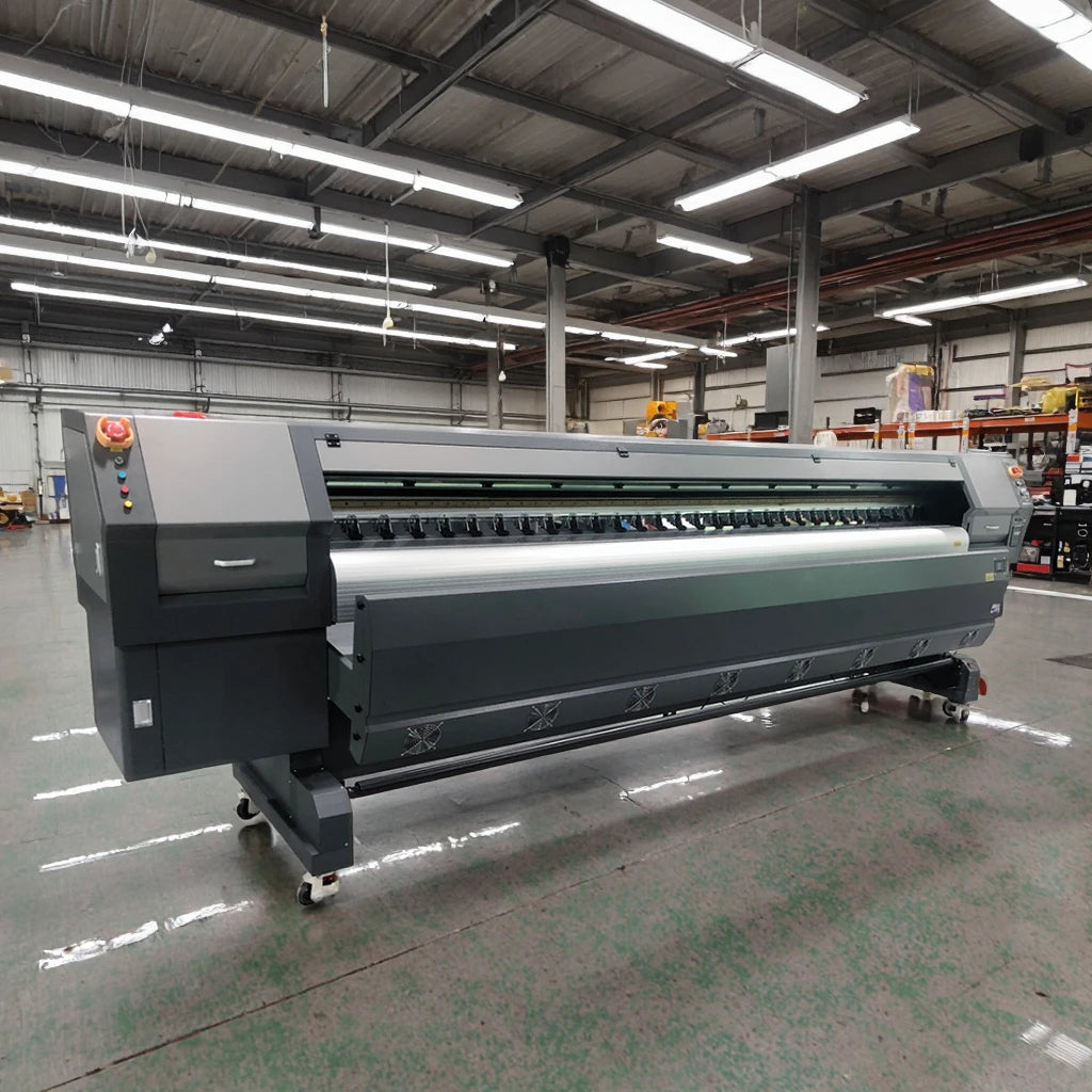 Eco Solvent Printer Canvas Flex Four-Width Solvent Print Format for Outdoor Display KONICA 512i Heads Inkjet Printer
