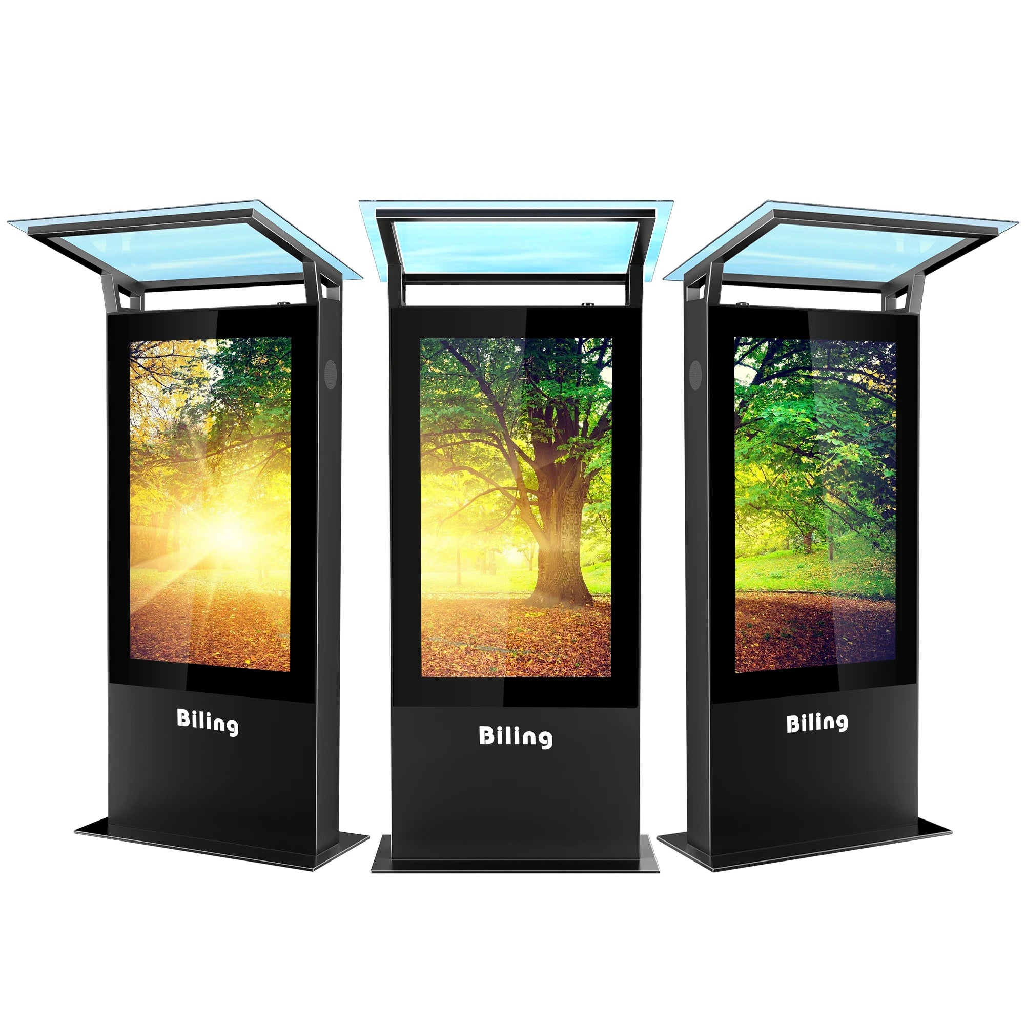 Outdoor Double-sided Lcd Kiosk Marketing Digital Outdoor Advertising Display