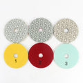 Raizi Tools-hot Sales Economy Star 4"/100mm 3 Step Stone Diamond Wet Polishing Pad Use for All Stone