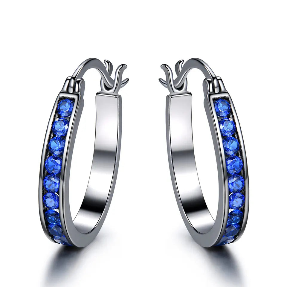 Hot Selling Silver 925 Clip on Earrings for Women Loose Gemstone Wedding Engagement Fine Jewelry Valentine's Gift