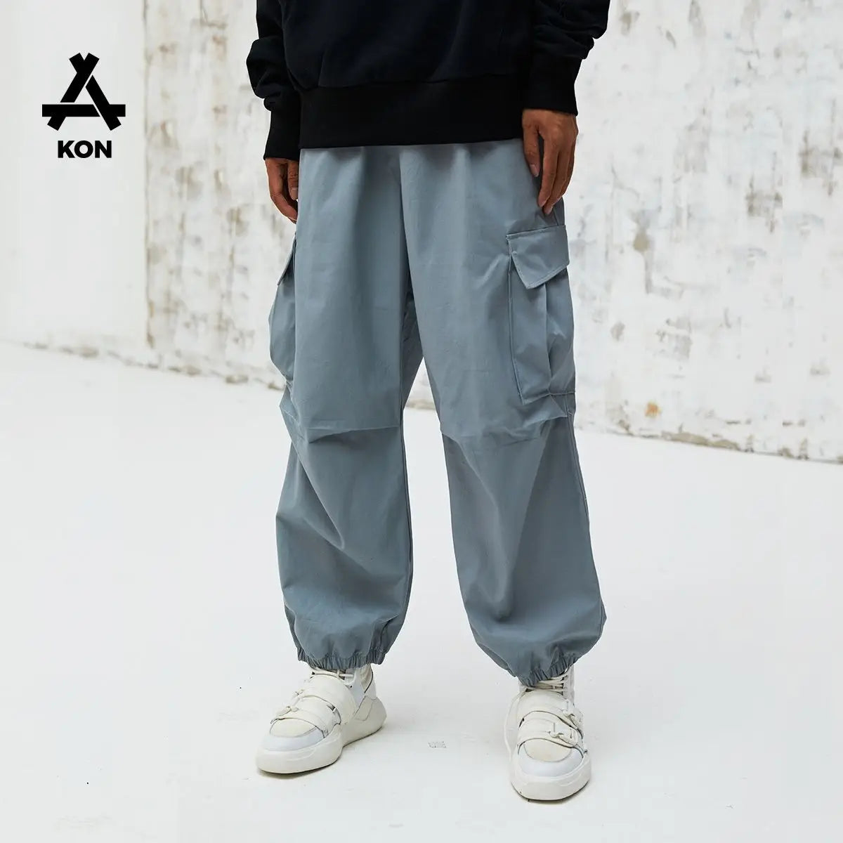 Fashion Autumn Regular Fit Hip Hop Mid Waist Handsome Daddy Pants Solid Color Corset Casual Ins Overalls