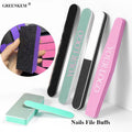 Nail Files for Manicure 100/180 Strong Thick Sandpaper Sanding Nails File Buffs Buffing Boat Care Tools Buffers for Nails