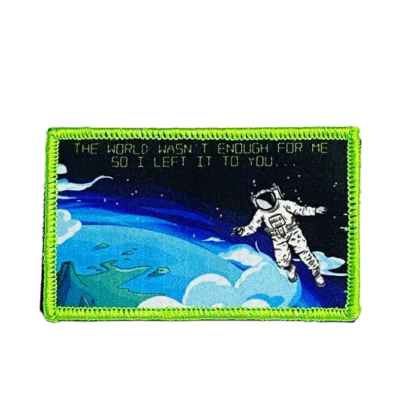 Wholesaler Custom Logo Sublimated Patch for Cloth Hats Iron on T-Shirt Heat Transfer Printing Patch