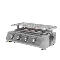 4 Burners Gas Barbecue Grill LPG Stove Outdoor Party Machine Garden Party BBQ Commercial Household Liquid Natural