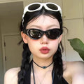 New Fashion Y2k Headband Style Sunglasses Headband Folding 2025 Sunglasses Female Trending
