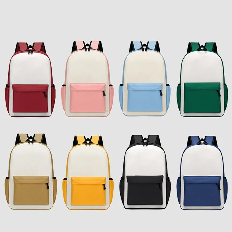 Factory Wholesale Colorful Casual School Bag Lightweight Cheap Price Large Capacity Kids Teen Backpack