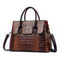 Vintage Style Pu Leather Women Hand Bags Luxury Ladies Shoulder Clutch crocodile Tote Bag