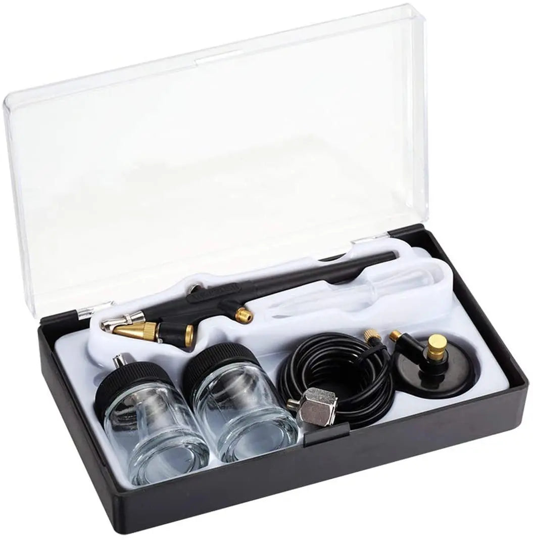 BT-138 Professional Body Art & Nails Airbrush Kit Cosmetic Aerograph Painting Set with Copper Material