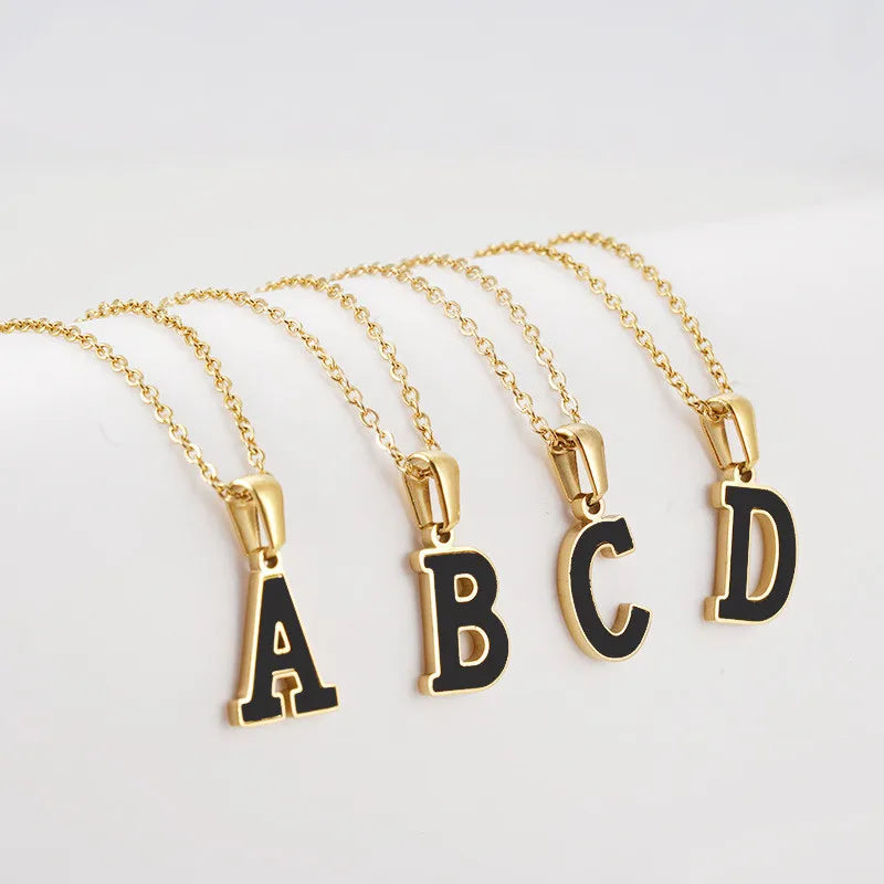 Wholesale High Quality Gold Jewelry Initial Jewelry Necklace Stainless Steel