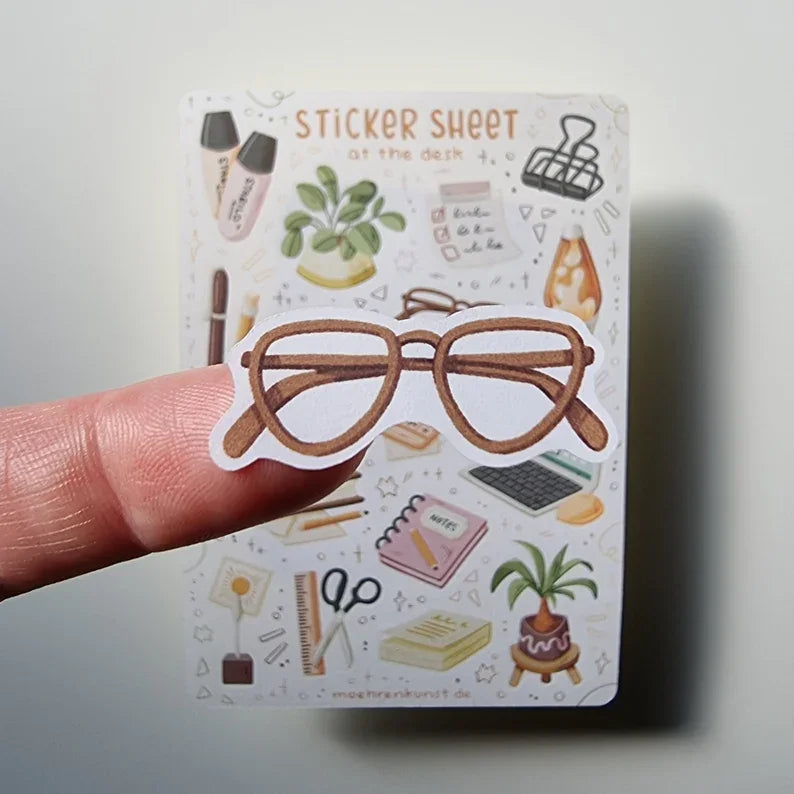 Custom Print Logo Label A4 A5 A6 Self-adhesive Holographic Oil Proof Scratch-Off Cartoon Stickers Paper Vinyl Waterproof Craft