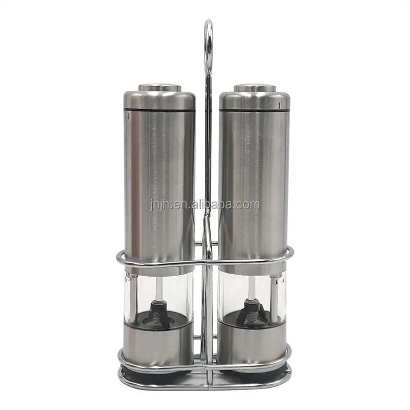 Warehouse Stainless Steel Electric Household Salt and Pepper Grinder Mill