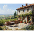 CHENISTORY Diy Paint by Numbers for Adults Kits House Handpainted Picture Coloring by Numbers for Home Decors