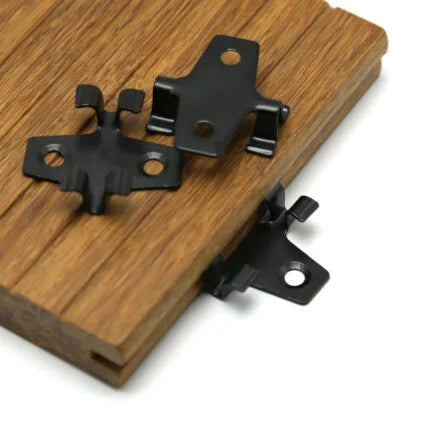 Stainless Steel & Plastic Clip Accessories Deck Clip Fastener for Outdoor Wpc Decking Floor Use