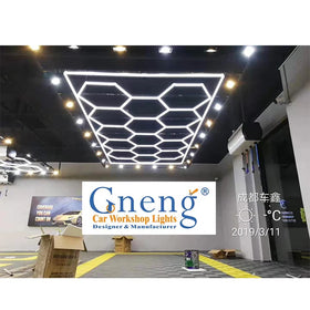 ZT1028 Car Showroom Auto Workshop Design LED Workshop Light Hexagonal LED Light