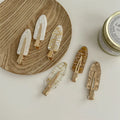 Cute Makeup Hair Sectioning Clips Chinese Style Made of Metal and Resin
