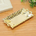 New Style Tray Shaped Wedding Favors Gift Plastic Chocolate Candy Box Gold