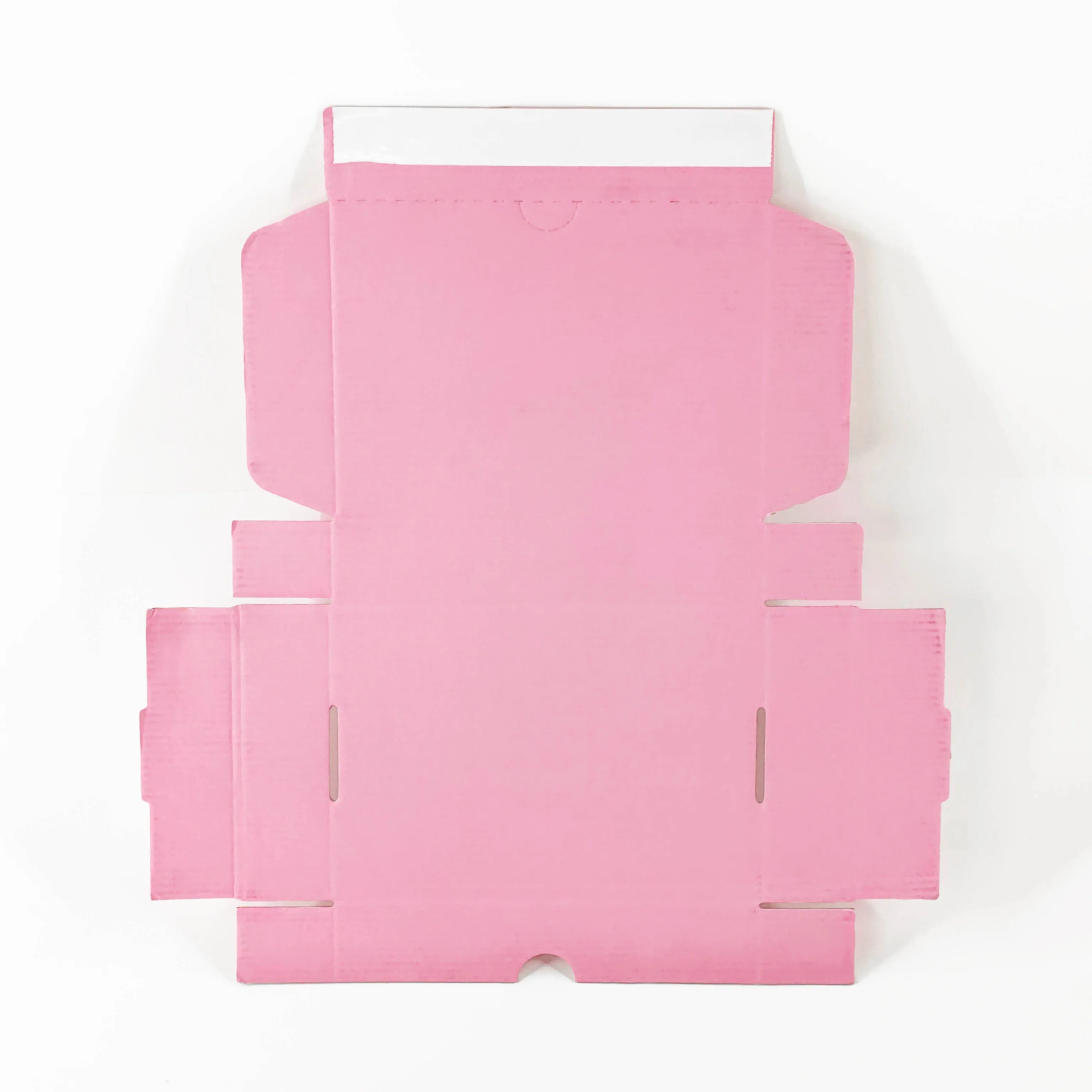Custom Boxes With Logo Foldable Tear Strip Zipper Kraft Corrugated Paper Packaging Mailer Clothing Box Packaging