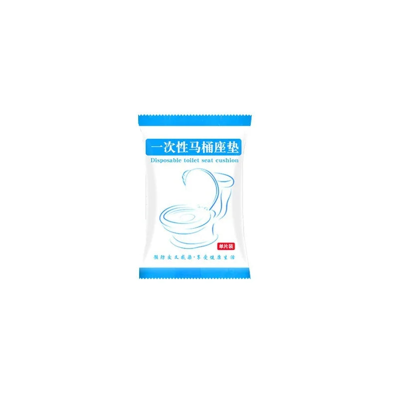 Disposable Toilet Seat Covers Non-Woven Fabric Portable Non-Slip Waterproof Potty Seat Covers for Kids Adults Travel Accessories