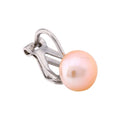 Creative Women's Fashion Clip-On Earrings New Release White Pink 6mm 8mm Real Pearl No Pierced Jewelry Findings Components