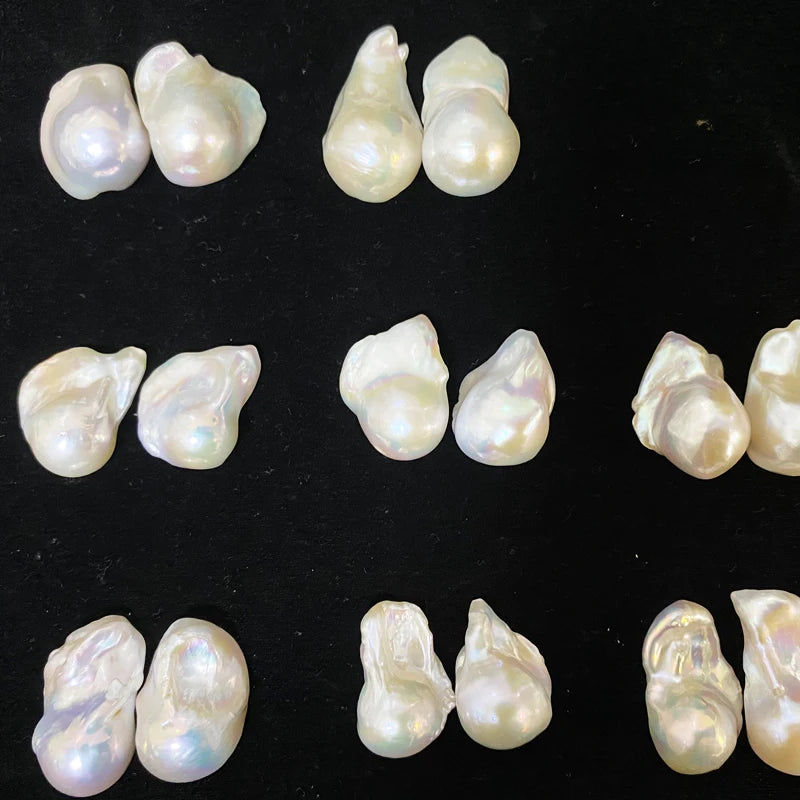 Irregular 4ABaroque Freshwater Pearl White Color Freshwater Pearls for Jewelry Making