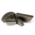 Carbon Steel 10mm Woodruff Key Shaft Half Moon Gear Shaft Drive Flywheel Key Pulley Crank Fasteners
