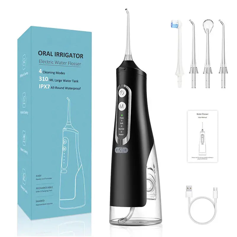Oral Irrigator Cheap Wholesale IPX7 Waterproof Electric Teeth Cleaning Device Home Travel Dental Floss Water Flosser