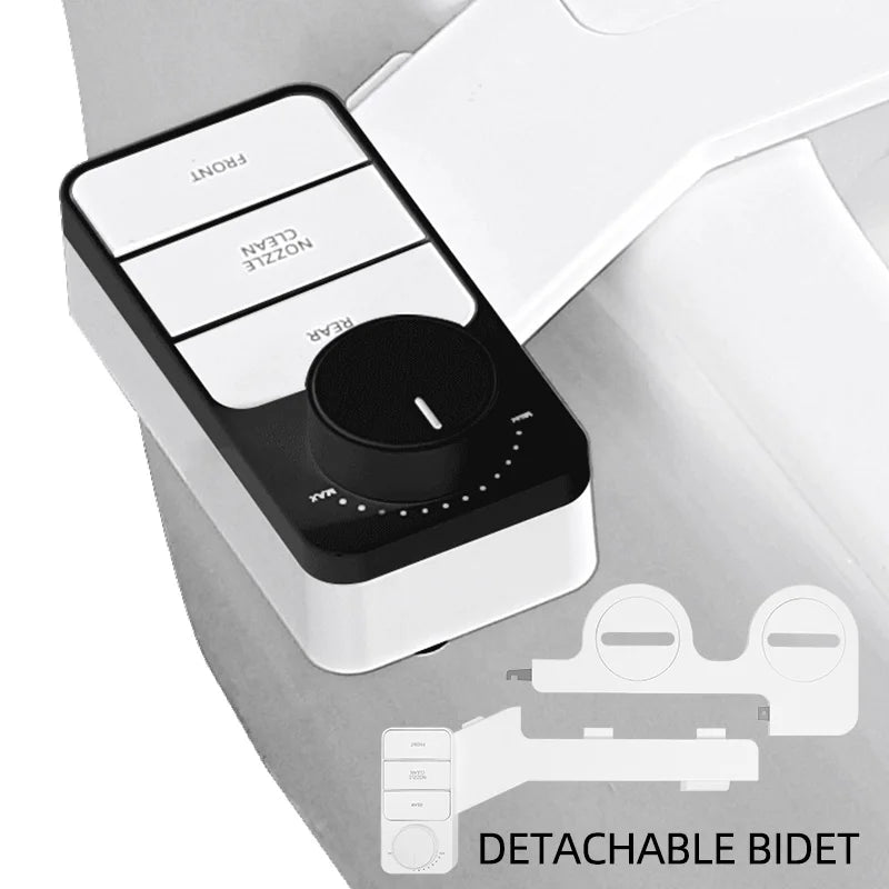 Sanitary Ware Minimalist ABS Luxury Toilet Bidet Sprayer Dual Nozzle Bidet Toilet Attachment for Bathroom