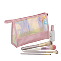 Classic Style Hologram Laser Pvc Clear TPU Zipper Makeup Bag Large Capacity Toiletroy Bag Holographic Cosmetic Bag Eco