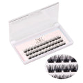 FX-J34 Eyelashes Wholesale 8mm Short DIY Eyelash Extension Fan Lash False Eyelashes 0.07C Customize Lash Clusters Segmented Lash