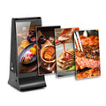 Arrivals Restaurant Supply Tabletop Power Bank Media Lcd Player Digital Menu Display Restaurant Table Advertising