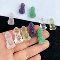 Wholesale Natural Green Aventurine Rose Quartz Crystal Buddha Pendant for Sale