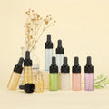 Wholesale Small Capacity Essential Oil Vial Dropper Bottle Glass Cosmetic Packaging Container with Essence Sample Bottles