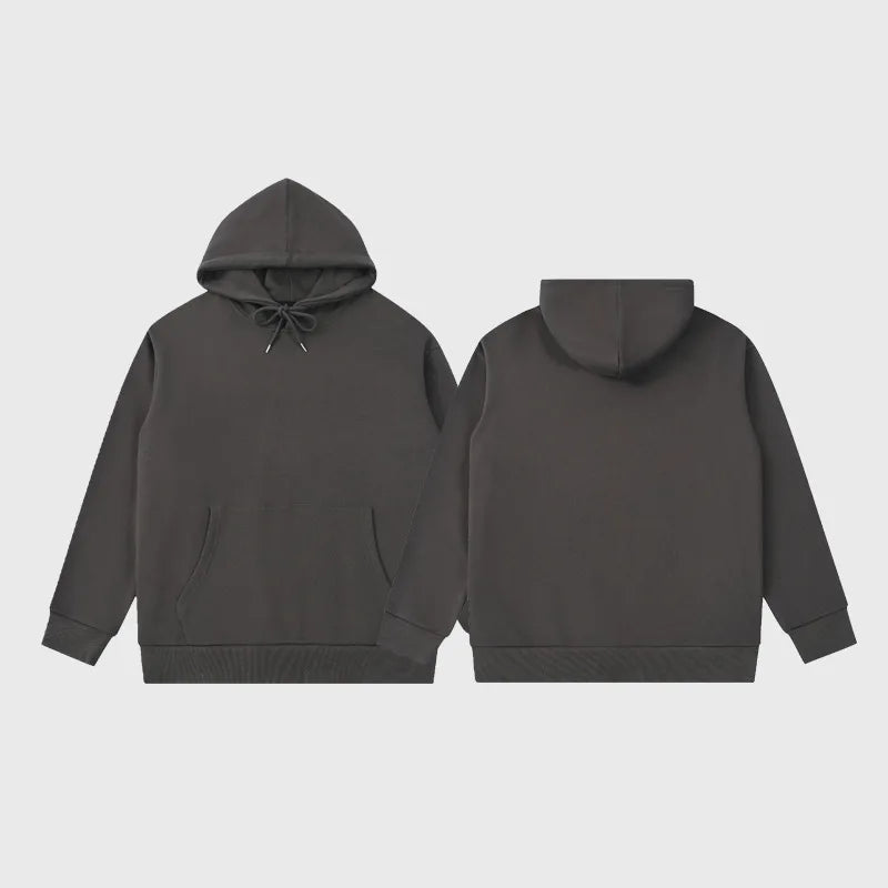 2025 Fashion Wholesale French Terry Hoodie FOG Style 100 Cotton Men Hoodies 350gsm Mens's Unlined Hoodies & Sweatshirts