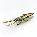 Wholesale Metal Crafts Vintage Brass Casting Insect Statues Beetle Ornaments Desktop Decorations