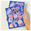 Custom Printed Waterproof UV-Resistant Adhesive Vinyl Decal Die Cut Logo Sticker for Promotional Use