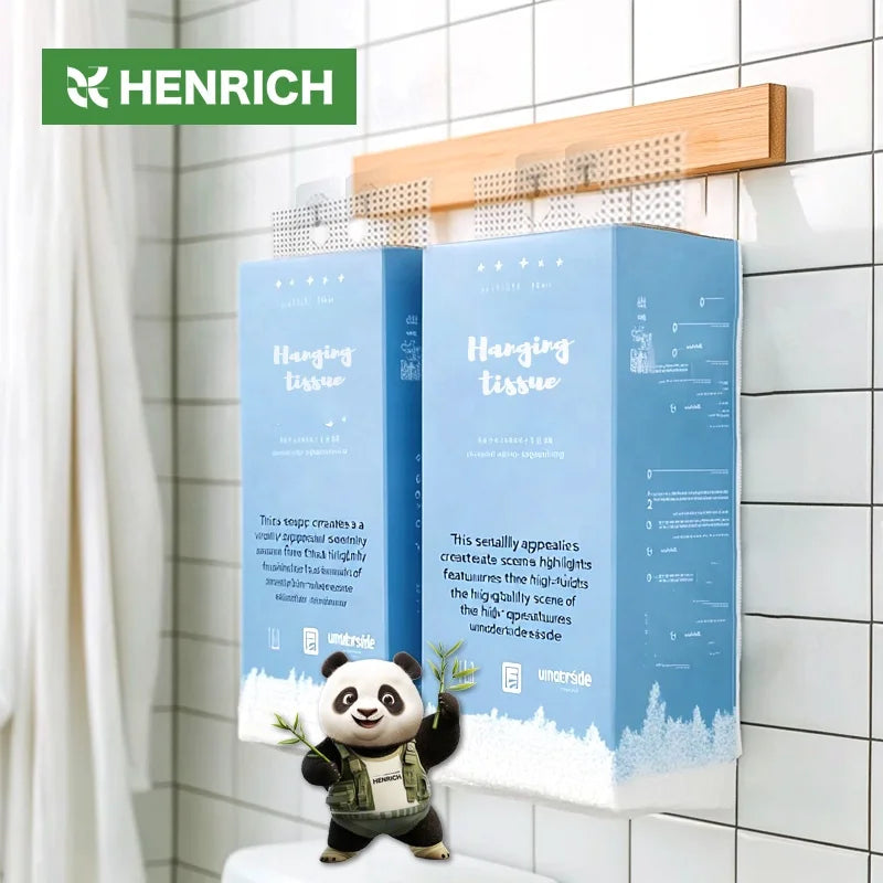 Factory Direct Custom 2 3 Ply Bagged Alokozay Soft Disposable Facial Tissue Hanging Wall Paper Pack for Home