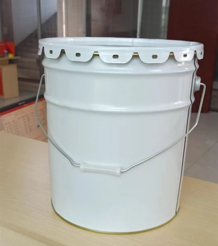 55-Gallon Cold Rolled Steel Drum 10L-50L Capacities Tin Bucket with Metal Handle for Chemicals & Storage