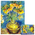 Custom Puzzle Printing 1000 Piece Puzzle for Adults Fritillaries in a Copper Vase by Van Gogh Jigsaw Puzzle Oil Painting